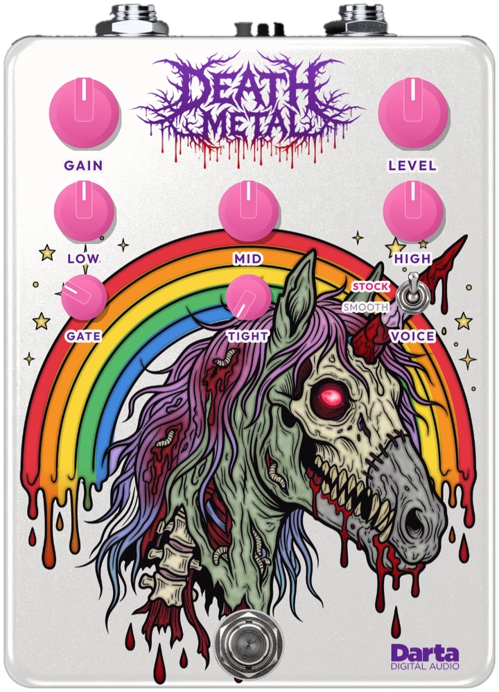 Death Metal - extreme metal distortion pedal plugin by Darta Digital Audio
