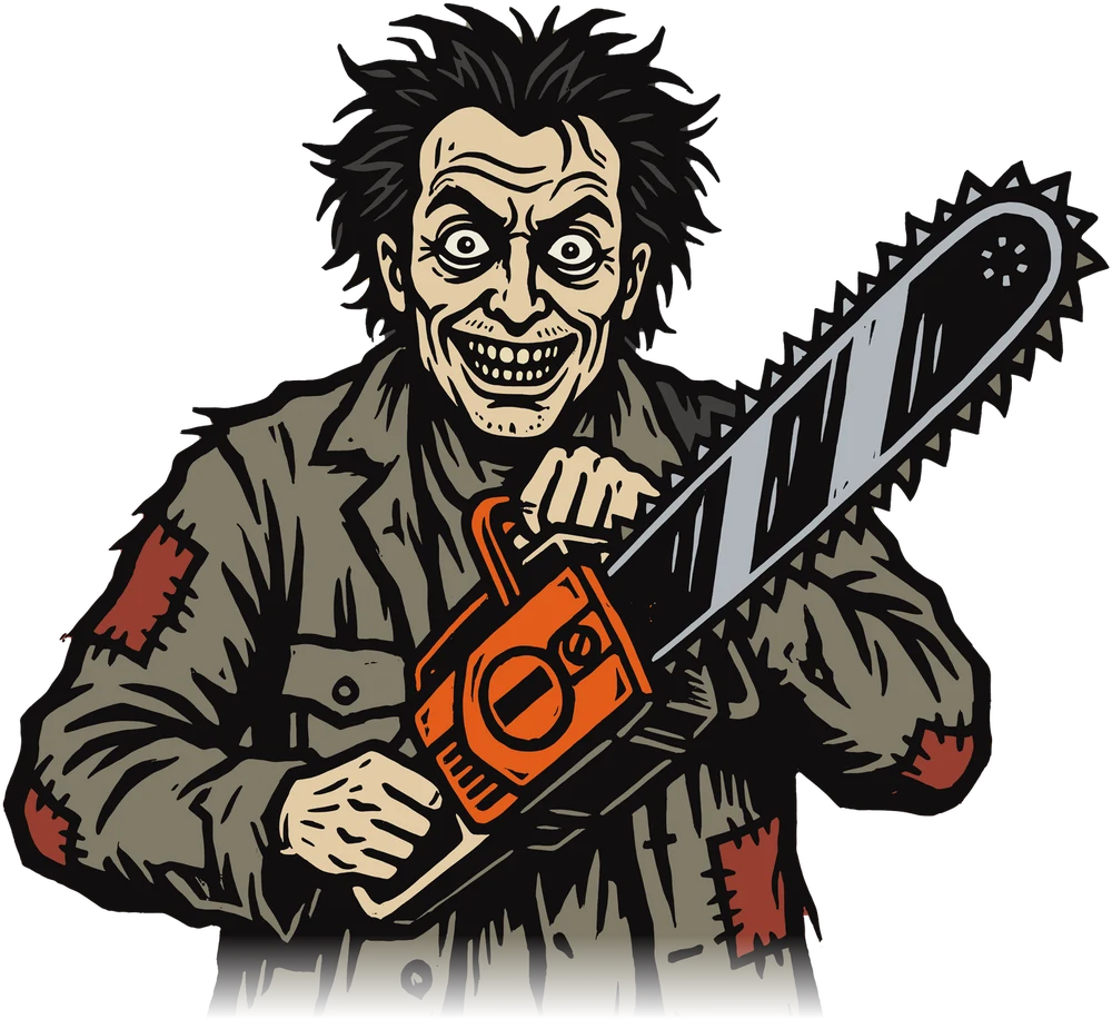 The Swedeath chainsaw madman