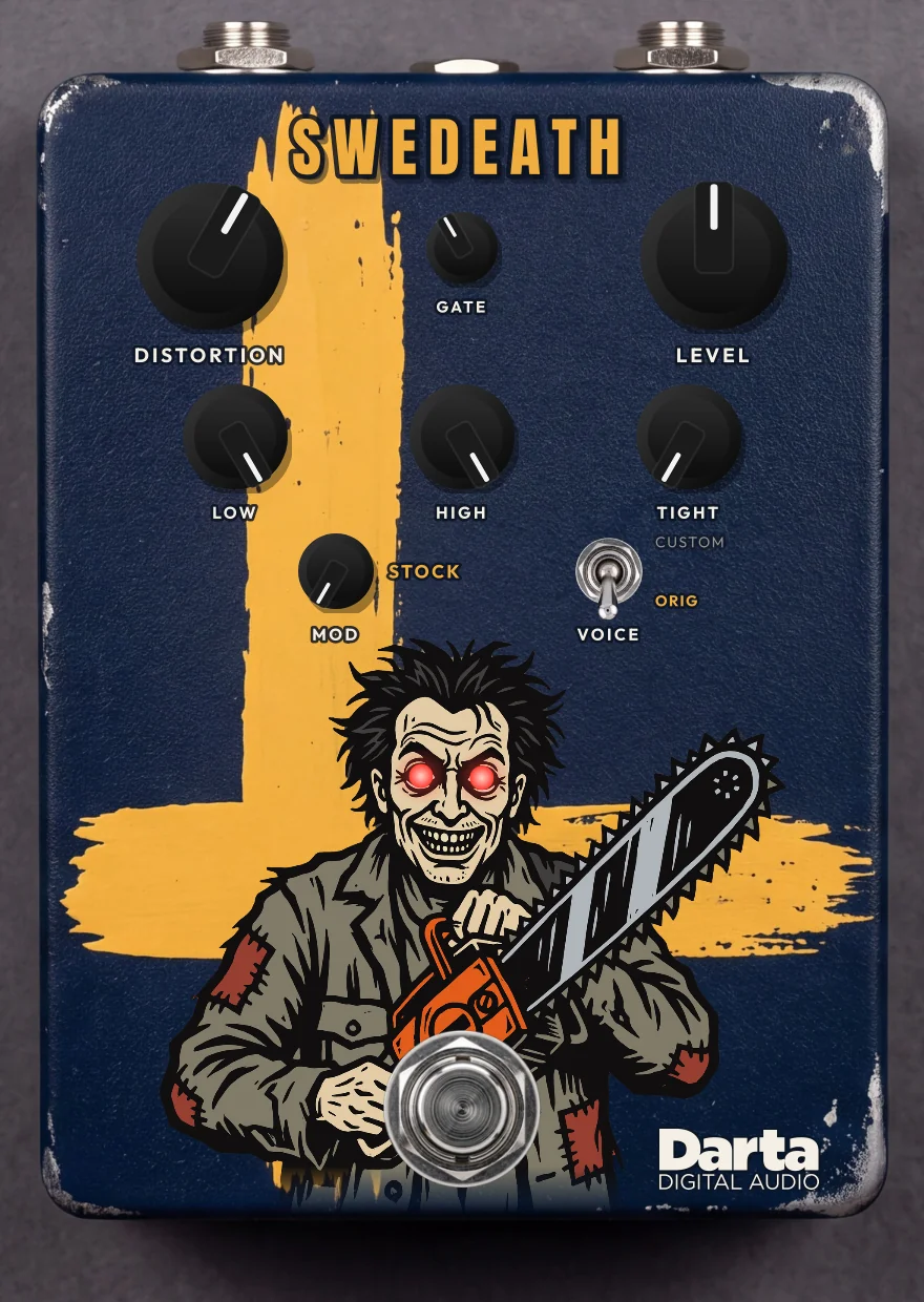 Swedeath - distortion pedal plugin by Darta Digital Audio